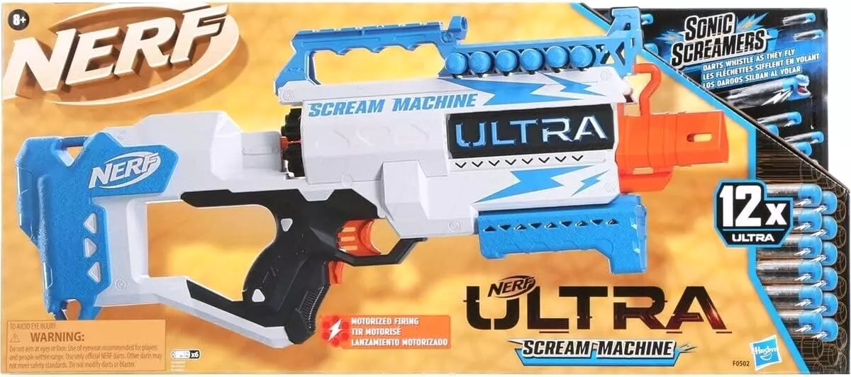 Toy - Nerf Ultra Scream Machine x12 Darts Shooting With - Hasbro - New