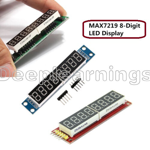MAX7219 8-Digit LED Display 7 Segment Digital Tube For Arduino Raspberry Pi