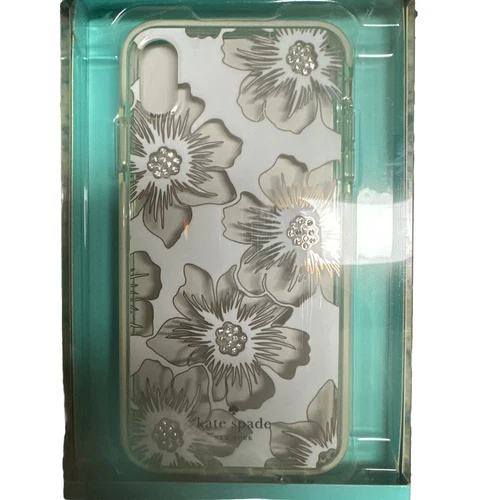 Kate Spade New York Reverse Hollyhock Hülle für iPhone Xs Max - WEISS - NEU - SCHNELL - Bild 3 von 4