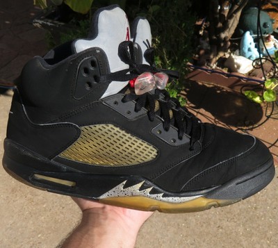Air Jordan Retro 5 V Metallic Pre Owned Beaters 845035-003 Size 12 Men Rare | eBay