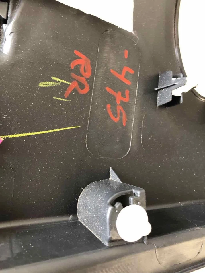 Panel de moldura de puerta trasera Nissan Versa 2014-2019 hatchback lado derecho del pasajero derecho derecho derecho derecho Foto 3 de 4