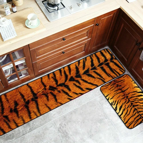 Animal Print Hallway Carpet Kitchen Non-Slip Floor Mat Bedroom Rug Door Runner - Picture 13 of 26