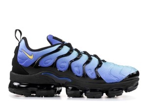 vapormax plus blue yellow