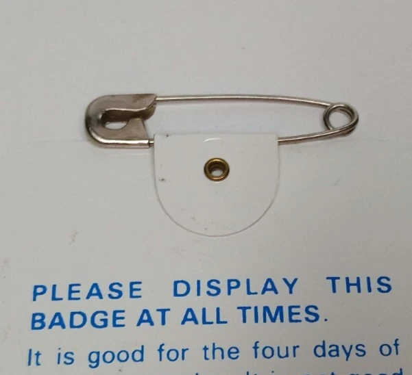 Boleto Nacional Augusta Campeón Seve Ballesteros 1983 Insignia Masters Foto 3 de 3