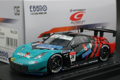EBBRO 43828 1:43 WOODONE ADVAN KONDO NISSAN FAIRLADY Z SUPER GT