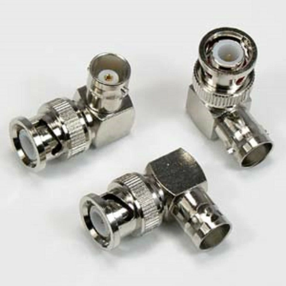 WENNOW 10pc BNC Right Angle Adapter Male To Female