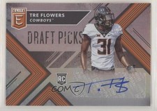 2018 Panini Elite Draft Picks Draft Picks Auto Tre Flowers #249 Auto pm6