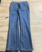 Wrangler Cash Cowgirl Cut Jeans Women's Size 9/10x34 Rodeo Slit Leg