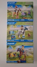 3 x PLAYMOBIL 70514, 70515 Und 70523 - Country - Sammelpony Lewitzer