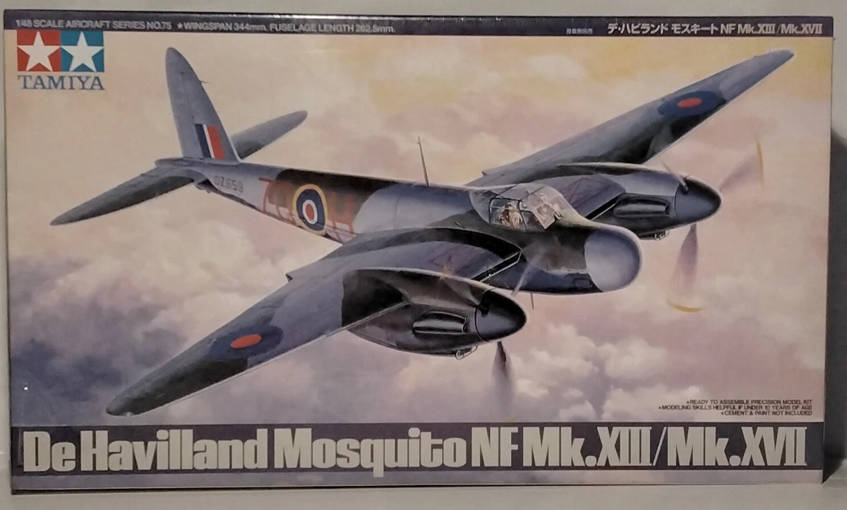 Maquette Plastique Tamiya Mosquito B Mk IV - Échelle 1:72 - 72 Pièces - À Assembler - Neuf