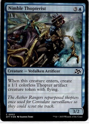 MTG Nimble Thopterist Aetherdrift HOLO #53