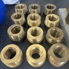 16x McMaster- Carr Acme Externally Threaded Nut Left Hand Bronze (16 Pieces)