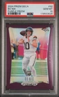 2024 Prizm Deca Bo Nix Purple /99 RC - PSA 10