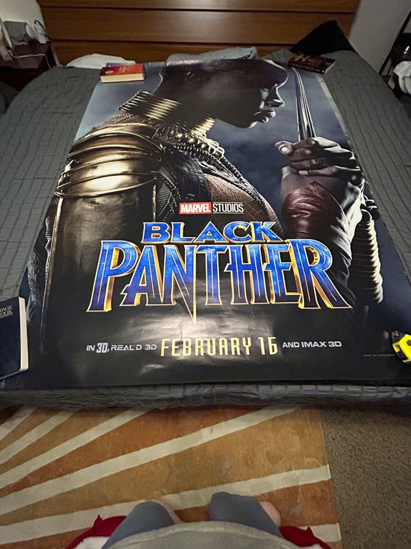 BLACK PANTHER Okoye Danai Gurira original LARGE 6x4 ft BUS SHELTER movie poster