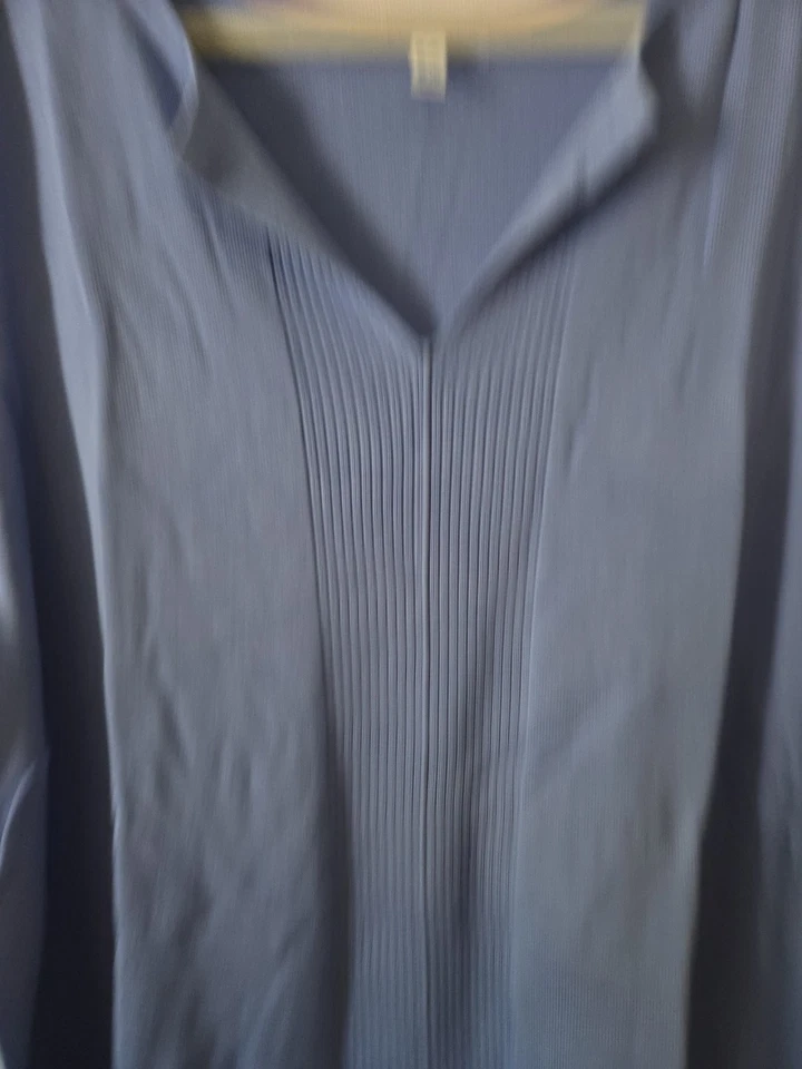 NUEVO ISAAC MIZRAHI LIVE 3X Suéter Túnica Top Azul Periwinkle Nuevo Foto 4 de 4