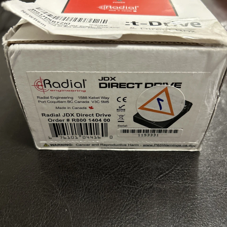 Radial Engineering JDX Direct-Drive Amp Simulator and DI Box Guitar Effects - Image 2 of 4