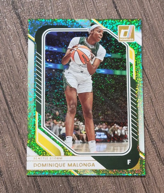 Panini 2026 Donruss WNBA Dominique Malonga Green Shimmer #28 Storm