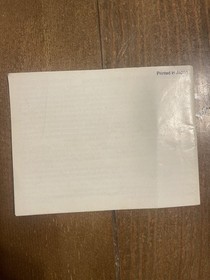 Nintendo NES Days of Thunder solo manual