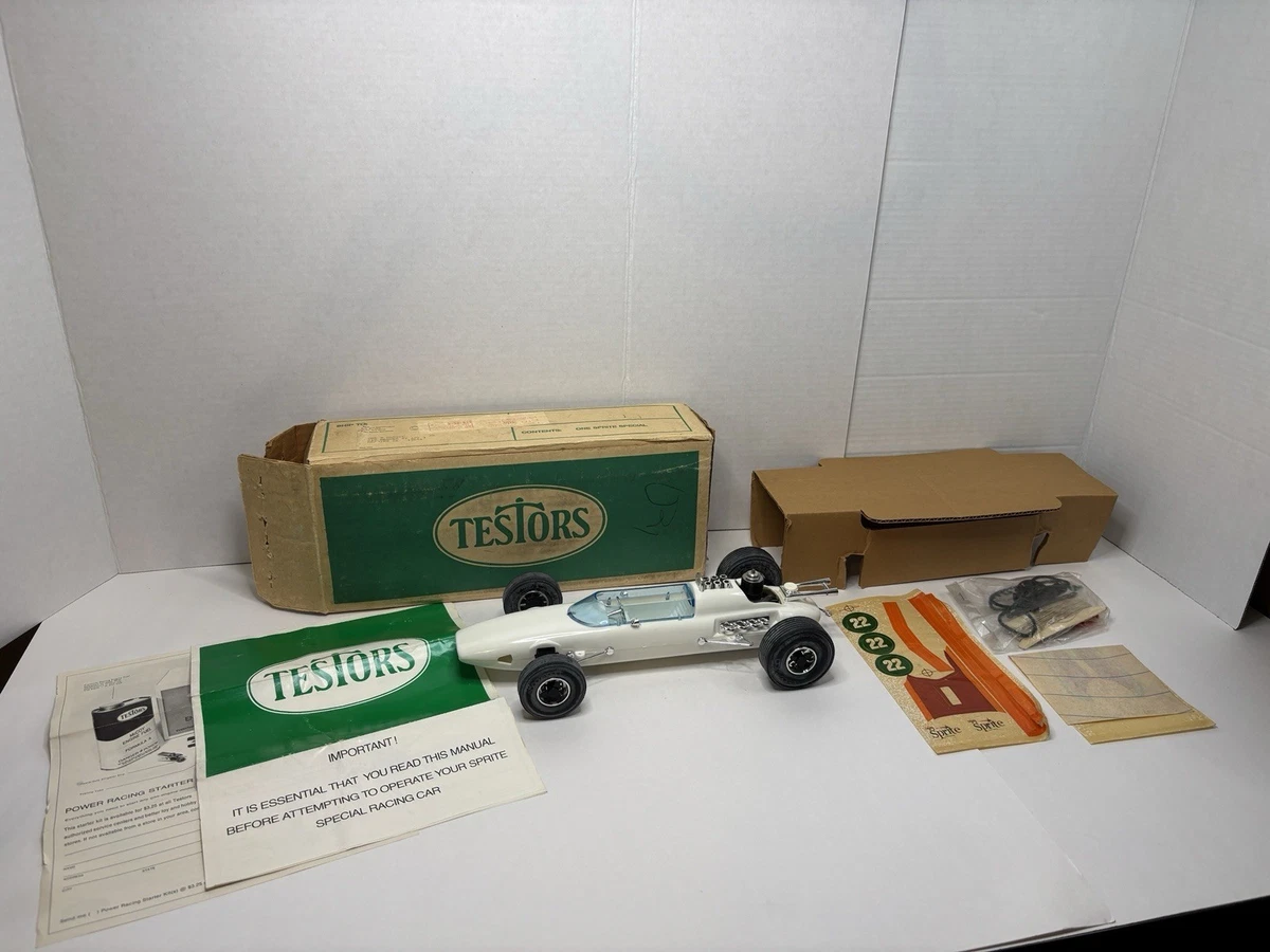 Vintage 1970s Testors USA Gas Powered Indy 500 Tether Sprite Race Car NOS