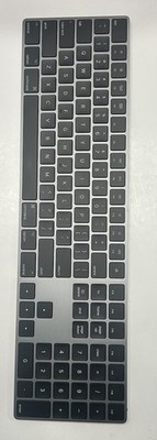 Apple A1843 Wireless Bluetooth Magic Keyboard With Numeric Keypad BLACK