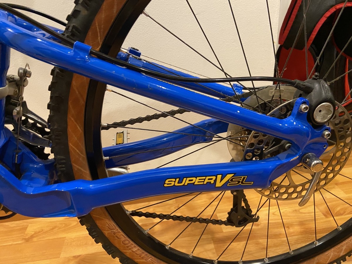 VINTAGE CANNONDALE SUPER V 2000 SL FULL SUSPENSION MOUNTAIN BIKE