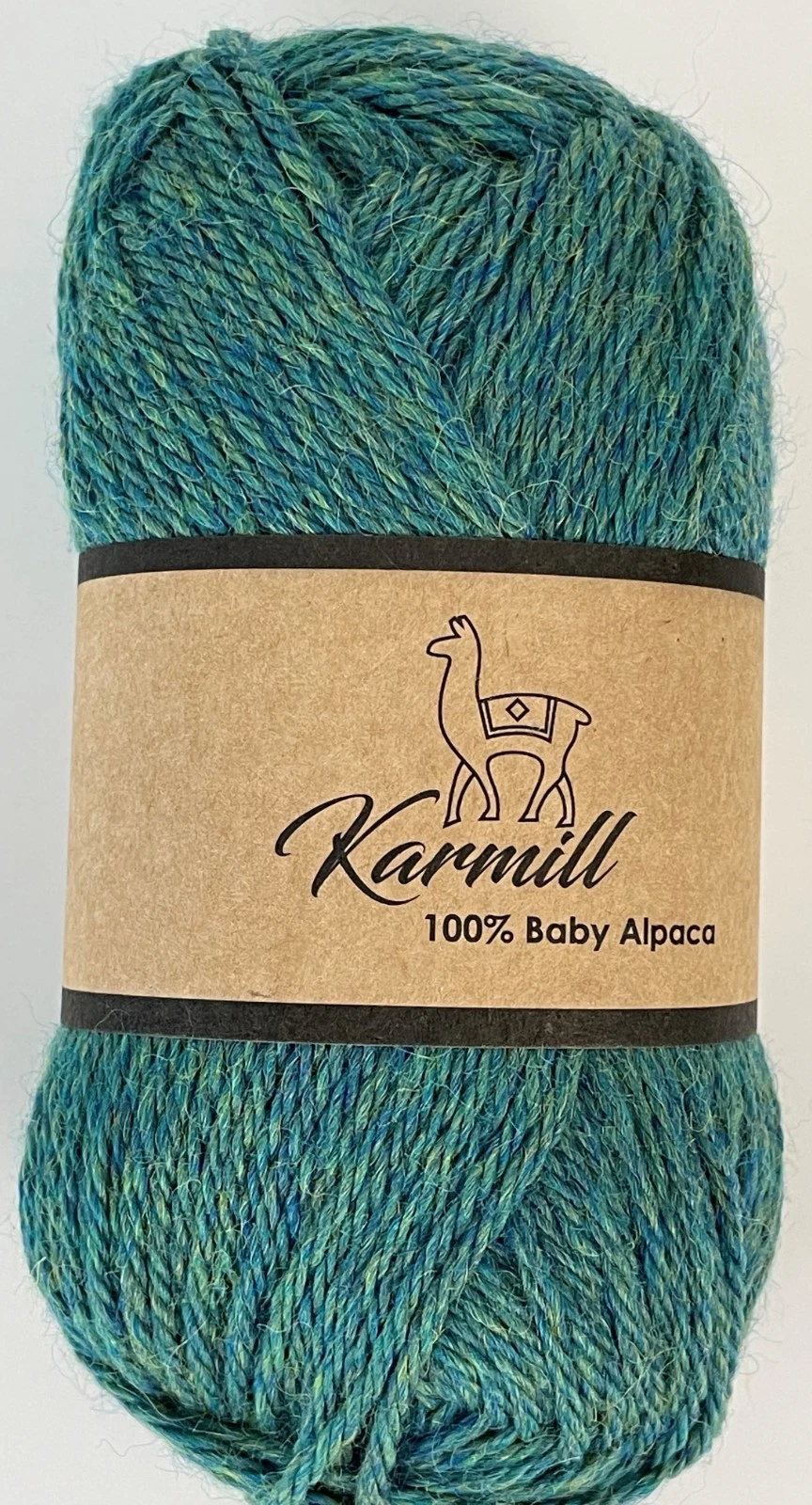 Alpaca Wool Skeins 100% Baby Alpaca Yarn DK Weight Lot of 5  Color Pickle C740 image 4