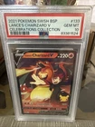 Pokemon 2021 Lances Charizard V SWSH133 25th Stamp Celebrations GEM MINT PSA 10