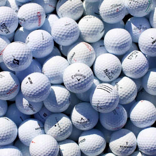 100 Assorted Brand Golf Balls Near Mint 5A/4A - Amazing Value - FREE SHIPPING!