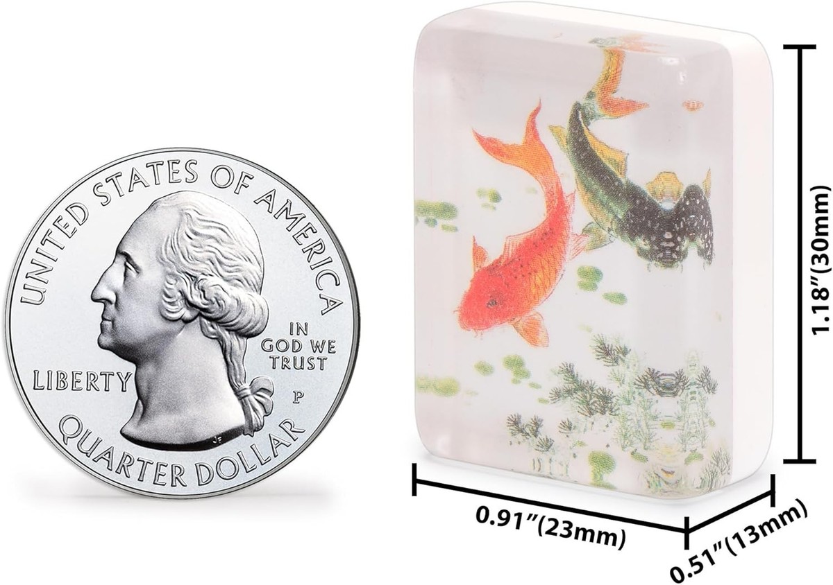 Yellow Mountain Imports American Mahjong Set, Koi Fish #3816R R1