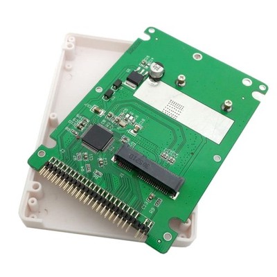 ChenYang mSATA zu 2,5 Zoll IDE SSD Adapter Gehäuse 44Pin Weiß für Notebook La...