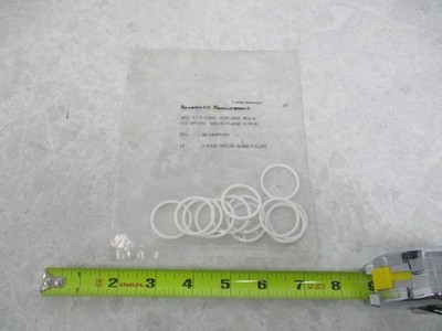 PACK OF 12 ROSEMOUNT 03031-0234-0001 TEFLON FLANGE O-RINGS, XA0161