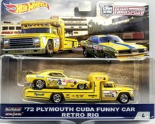 72 plymouth cuda funny car retro rig