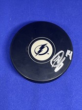 BRETT CONNOLLY TAMPA BAY LIGHTNING SIGNED PUCK