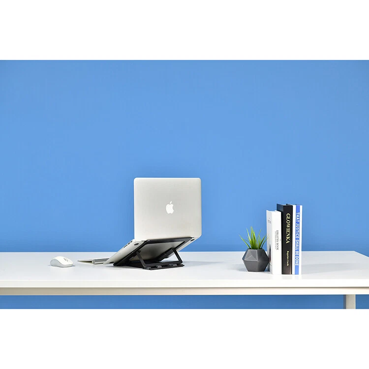 TIAM Laptop Stand, Adjustable Aluminium Ergonomic Flexible Folding laptop stand - Image 4 of 4