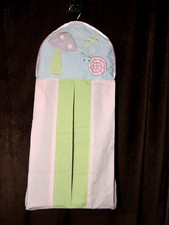 KIDSLINE DIAPER STACKER MUSHROOM SNAIL BLUE PINK GREEN GINGHAM