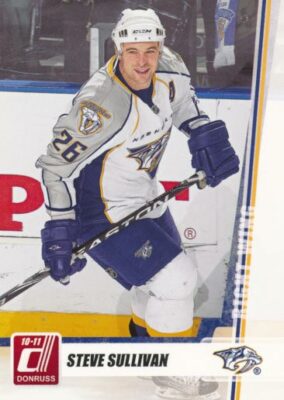 2010-11 Donruss #203 STEVE SULLIVAN - Nashville Predators