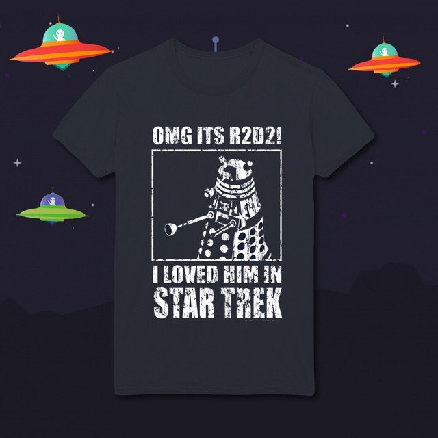 omg it's r2d2 dalek shirt