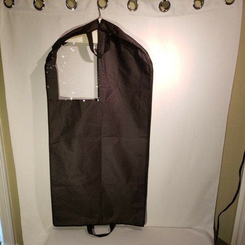 46" Black Travel Suit Garment Bag for Hanging Clothes Carrier Storage Cover. New - Picture 5 of 6