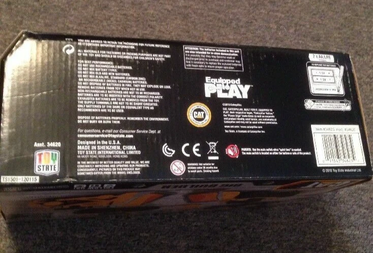 Cargador de ruedas Toy State Caterpillar Cat luces de tractor sonidos movimiento NUEVO Foto 4 de 4