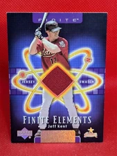 2003 Upper Deck Finite Elements Game Jersey Baseball Card #JK Jeff Kent Jsy