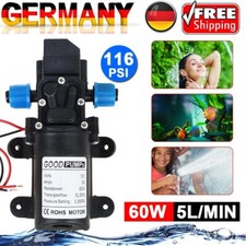 Wasserpumpe 60W 12Volt Selbstansaugende Pumpe Hochdruckpumpe Membranpumpe Yacht