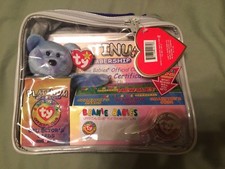TY BEANIE BABIES Official Club PLATINUM Edition Membership Bag w/Collector COIN