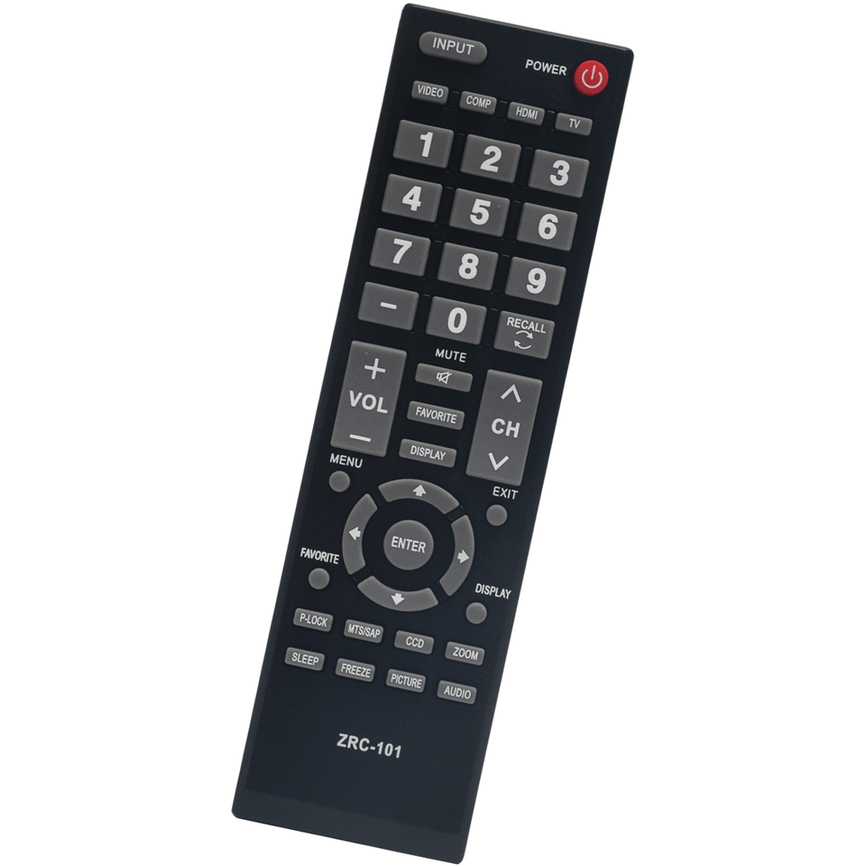 New ZRC101 Replacement Remote Control for Insignia TV NSLCD3209 NS