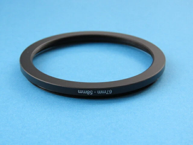 67mm to 58mm Stepping Step Down Ring Camera Lens Filter Adapter Ring 67-58mm - Image 2 of 2