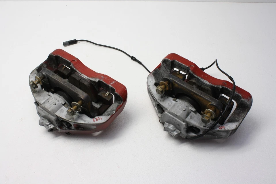 BMW 535i 550i 528i F10 2011-2016 ABS JUEGO DE PINZAS DE FRENO DE DISCO DELANTERAS IZQUIERDA DERECHA OEM Foto 4 de 4