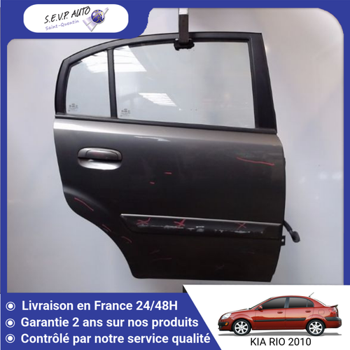 Porte Arrière Droit Pour KIA CARNIVAL 2 - Occasion En Bon état, Réf 770044D010, Couleur Beige Foncé