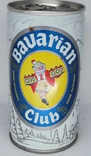 Bavarian Club Prem Beer/Jos Huber Brg Co ~ Aluminum 12oz. Beer Can ~ Empty ~ USA
