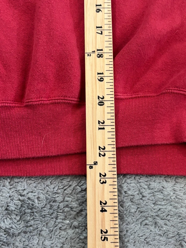 Vintage Greg Norman Red Pullover Golf Crewneck Sweatshirt Size Large 90s Shark - Image 4 of 4