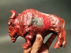 Antique Style Buffalo Gasoline Cast Iron Coin Bank — photo 6