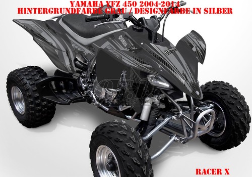 INVISION KIT GRÁFICO DE DECORACIÓN ATV YAMAHA YFZ 450 04-14, YFZ 450R RACER-X, CALCOMANÍAS B - Imagen 5 de 12